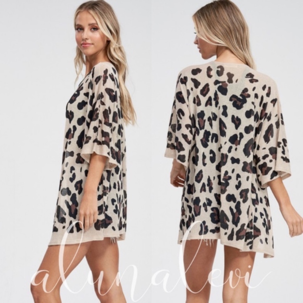 Animal Print Kimono - Picture 2 of 2
